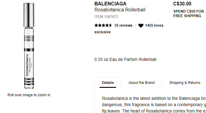 Balenciaga - Rosabotanica Rollerball